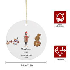 Buysing Christmas Day-Christmas Tree Hanging Decorations-yeti
moose
girl