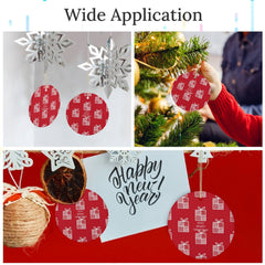 Buysing Christmas-Merry Christmas Christmas Tree Hanging Ornaments Decorations Red-Gift