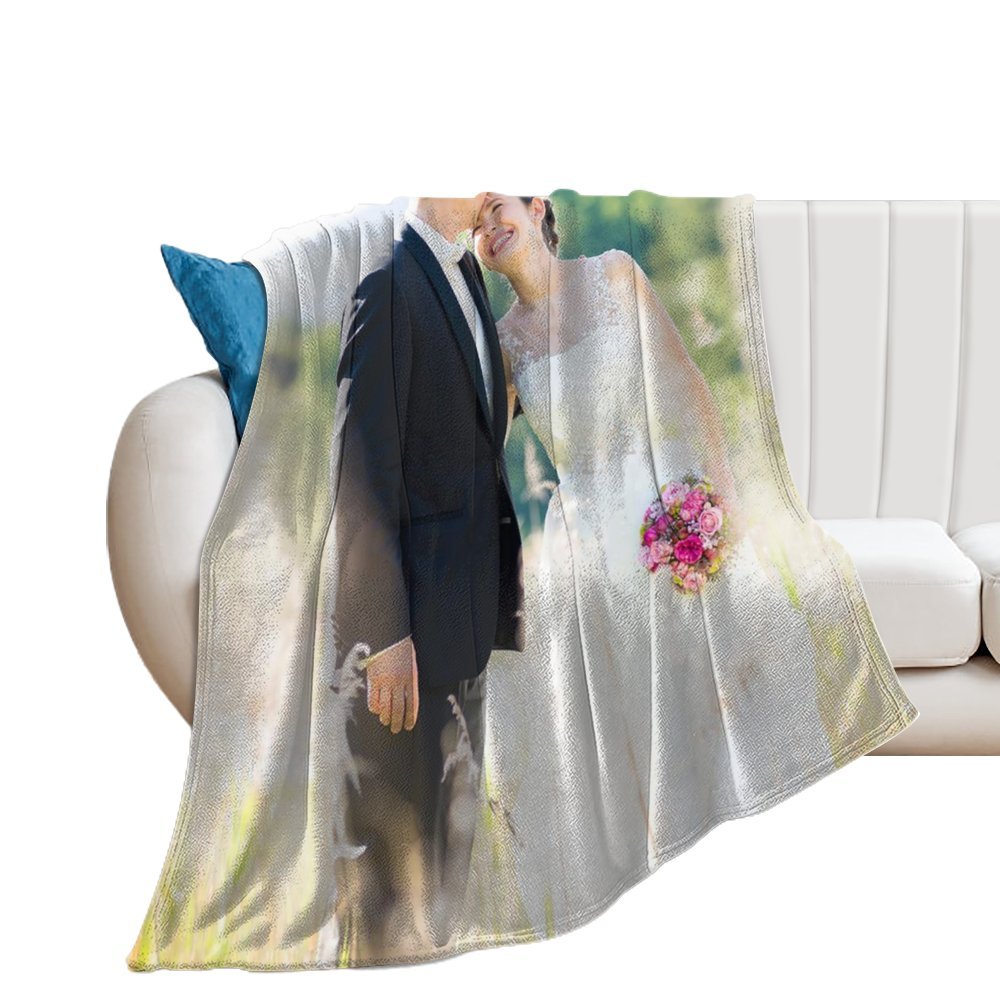 Buysing Customerized Personalized Blanket Custom Valentine's Day Gift for Mom Dad Girlfriend Boyfriend Wife Husband-
Wedding Anniversary