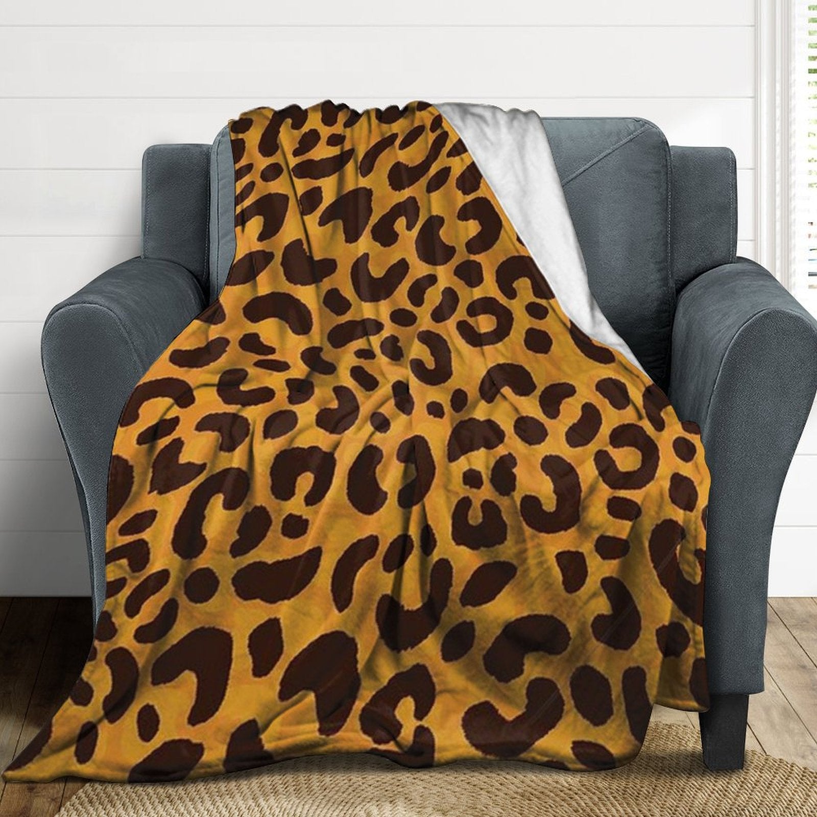 Buysing Customerized Personalized Blanket Custom Valentine's Day Gift for Mom Dad Girlfriend Boyfriend Wife Husband-
Leopard