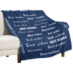 Buysing Customerized Personalized Blanket Custom Valentine's Day Gift for Mom Dad Girlfriend Boyfriend Wife Husband